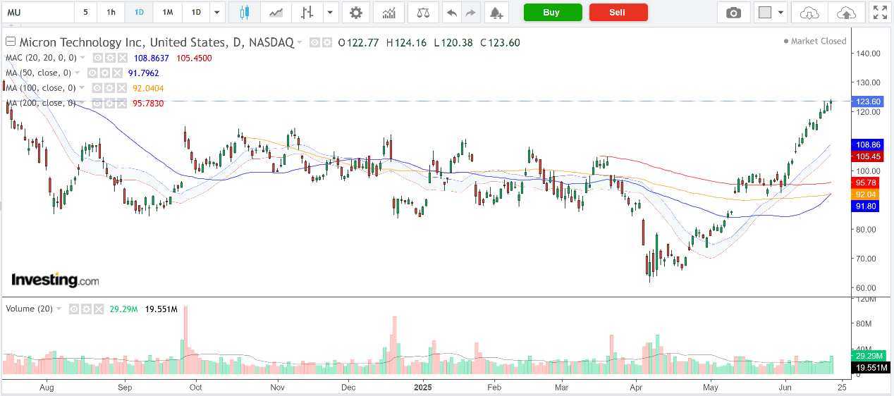 Micron Chart