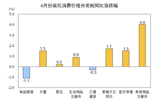 上半年物价数据出炉：CPI同比上涨0.1%，下半年是升是降？