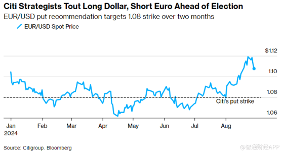 美国大选临近 花旗逆势看涨美元