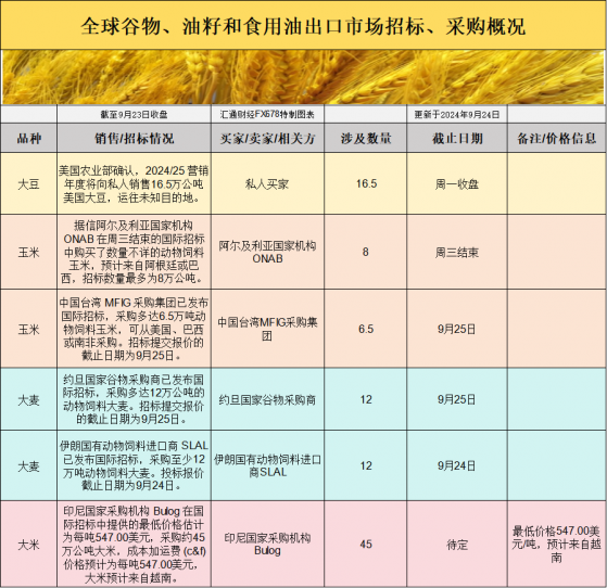 国际交易风向：全球谷物招标热潮背后，基差波动如何影响价格？