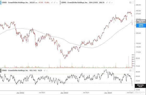 “木头姐”伍德抄底CrowdStrike(CRWD.US) 该股周一续跌超13%