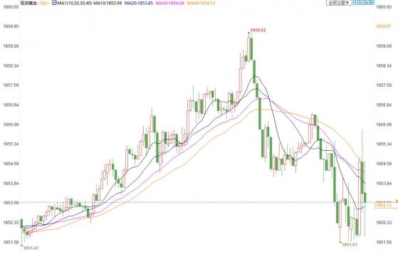 "恐怖数据"美国1月零售超预期，金价短线维持在5美元空间震荡