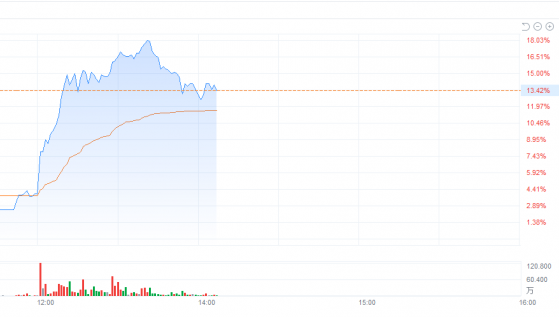 港股异动|英伟达合作伙伴栢能集团午后大涨17% 年度溢利料增近10倍